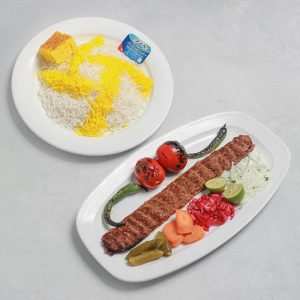 چلوکباب لقمه گوسفندی.