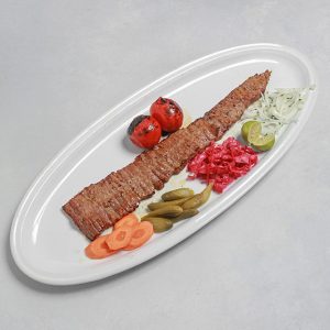 خوراک کباب برگ ممتاز ویژه با دورچین